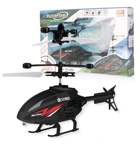 Remote Control Black Helicopter